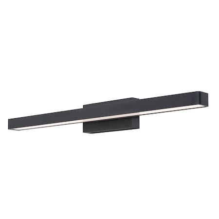 Afx Brock 24-in. LED Vanity - Black BRCV2403LAJUDBK